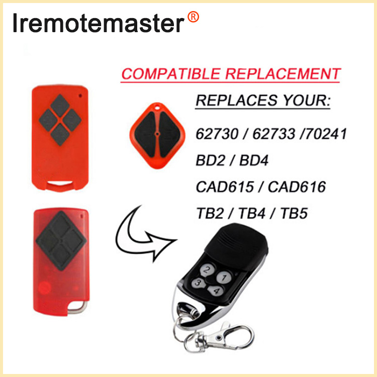 د 062162 059116 433.92MHz مطابقت لرونکي ریموټ کنټرول لپاره