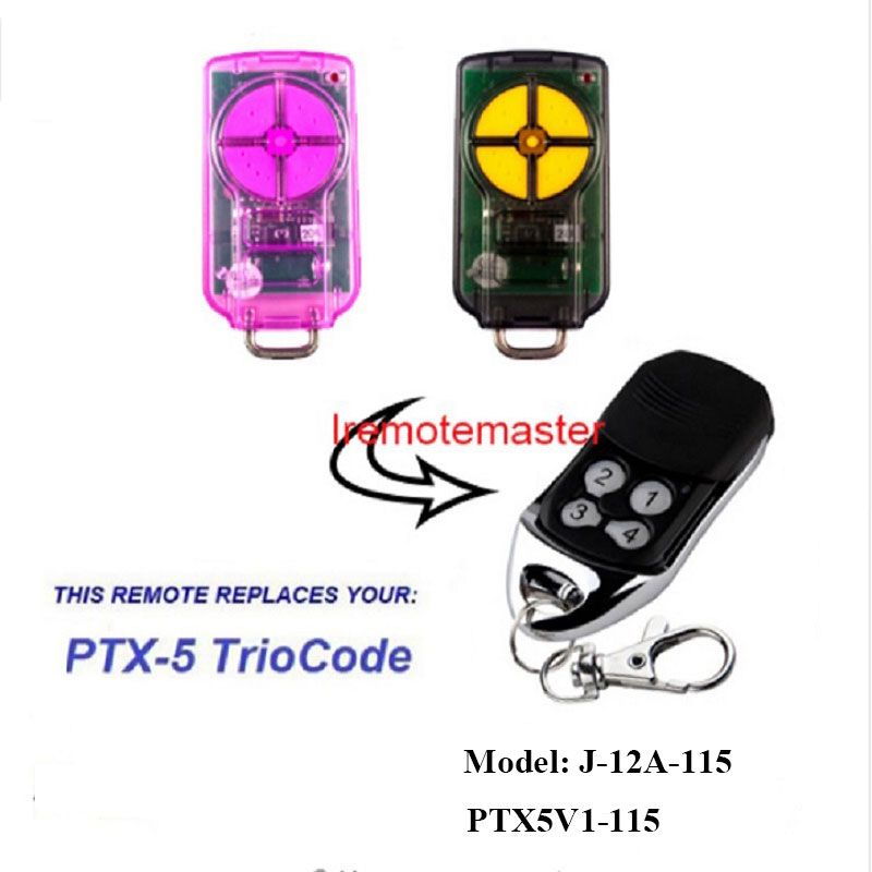 د PTX5 V1 TrioCode ګیټ ریموټ دروازې بدلولو لپاره 433.92MHz رولینګ کوډ