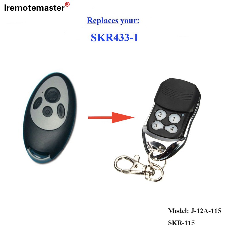 د SKR433-3 ګراج دروازې بدلولو لپاره د ریموټ کنټرول رولینګ کوډ 433,92mhz